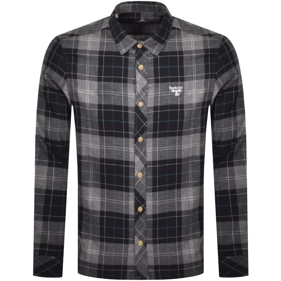 Alternative Image for ProductBarbour Beacon Long Sleeve Tartan Shirt Grey1